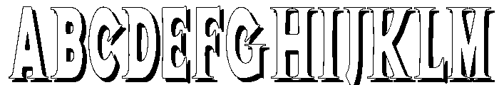 Kingshire Font UPPERCASE