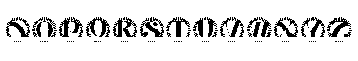 Kingsleigh Split Monogram Font LOWERCASE