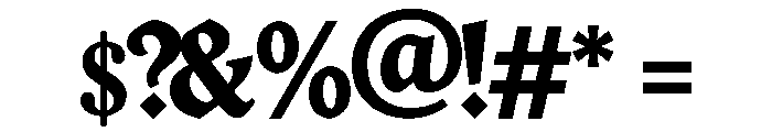 Kingswell Regular Font OTHER CHARS
