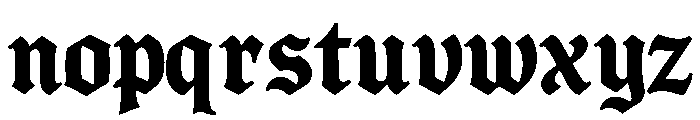 Kingswell Regular Font LOWERCASE