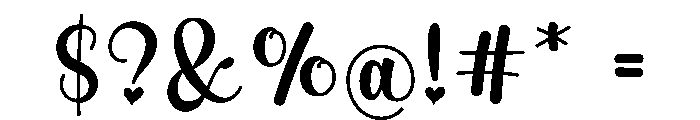 Kinsky Font OTHER CHARS