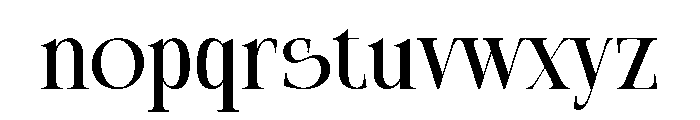 Kinsoka Regular Font LOWERCASE