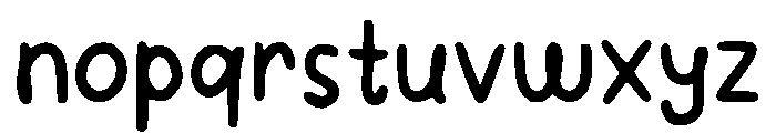 Kipashy Regular Font LOWERCASE