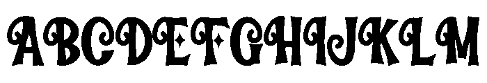 KissMerry Font UPPERCASE