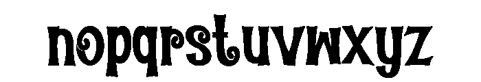 KissMerry Font LOWERCASE