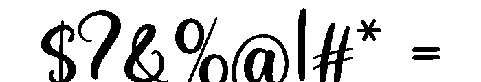 KissedSpring Font OTHER CHARS