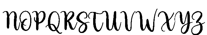 KissedSpring Font UPPERCASE