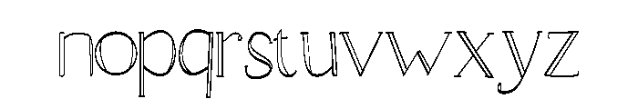 Kit Font LOWERCASE