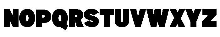 Kitaro Sans Black Font UPPERCASE