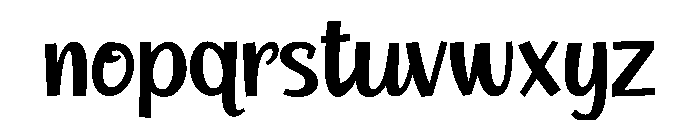 Kitchen Chaos Font LOWERCASE