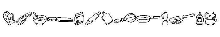 Kitchen Doodle FONT