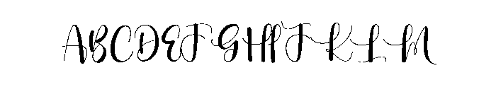 Kitchen Filate Font UPPERCASE
