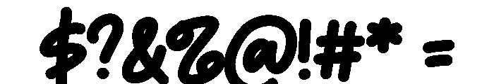 Kitchen Food Font OTHER CHARS