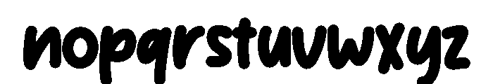 Kitchen Food Font LOWERCASE