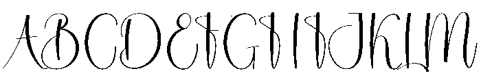 Kitchen Handmade Font UPPERCASE