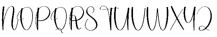 Kitchen Handmade Font UPPERCASE