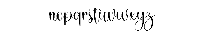 Kitchen Handmade Font LOWERCASE