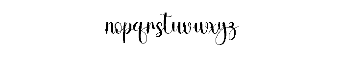 Kitchen Quote Font LOWERCASE