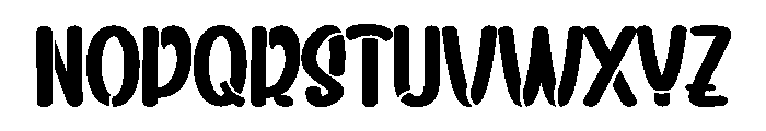 Kitchens Font LOWERCASE
