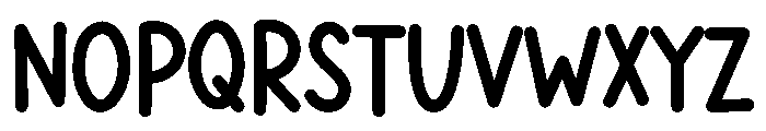 Kitten Paws Rounded Font UPPERCASE