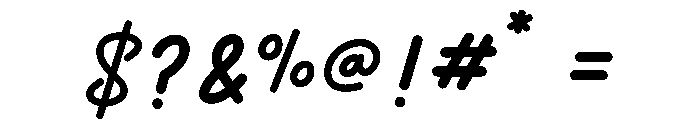 Kitten Paws Script Font OTHER CHARS