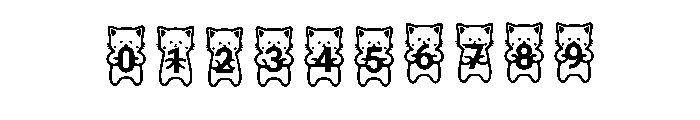 Kittycatfont Regular Font OTHER CHARS