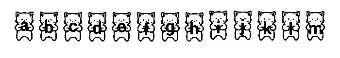 Kittycatfont Regular FONT