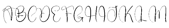 Kittyland Font UPPERCASE