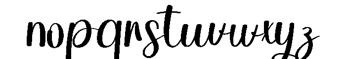 Kittylatte Font LOWERCASE
