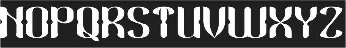 KING AND QUEEN-Inverse otf (400) Font UPPERCASE