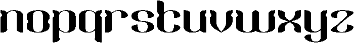 KING AND QUEEN otf (400) Font LOWERCASE