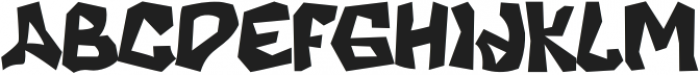 KINGER Regular otf (400) Font LOWERCASE