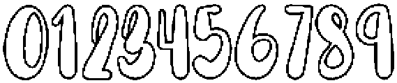 KISS ME OUTLINE otf (400) Font OTHER CHARS