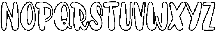 KISS ME OUTLINE otf (400) Font UPPERCASE
