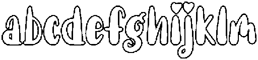 KISS ME OUTLINE otf (400) FONT