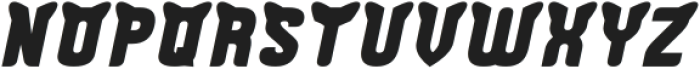 KITTY CAT Bold Italic otf (700) Font UPPERCASE