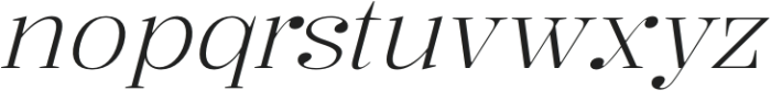 Kiaro Light italic otf (300) Font LOWERCASE