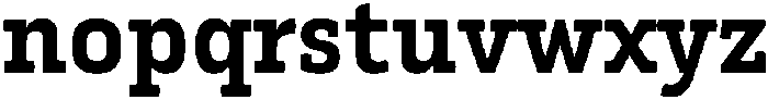 Kibtah Arabic Bold otf (700) Font LOWERCASE