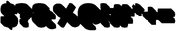 Kibtah Arabic Extrude otf (400) Font OTHER CHARS
