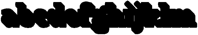 Kibtah Arabic Extrude otf (400) FONT
