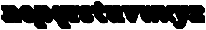 Kibtah Arabic Extrude otf (400) Font LOWERCASE