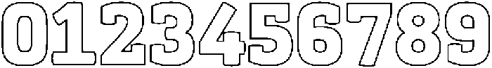 Kibtah Arabic Outline otf (400) Font OTHER CHARS