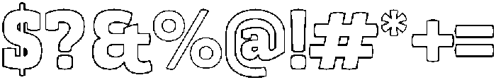 Kibtah Arabic Outline otf (400) Font OTHER CHARS
