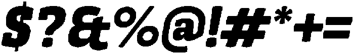 Kibtah Black Italic otf (900) Font OTHER CHARS
