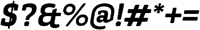 Kibtah Bold Italic otf (700) Font OTHER CHARS