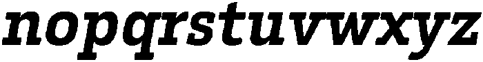 Kibtah Bold Italic otf (700) Font LOWERCASE