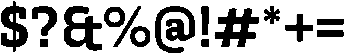 Kibtah Bold otf (700) Font OTHER CHARS
