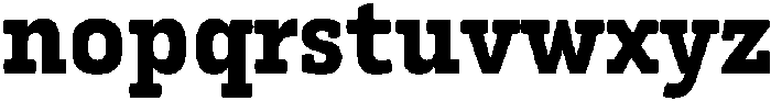 Kibtah ExtraBold otf (700) Font LOWERCASE