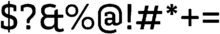 Kibtah Medium otf (500) Font OTHER CHARS