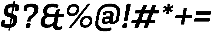 Kibtah SemiBold Italic otf (600) Font OTHER CHARS
